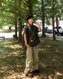 Vintage Dyeing Cut Cargo Pants