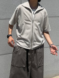 Cozy Rivet Half Zip Up