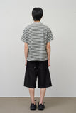 Cloud Cropped Striped Top
