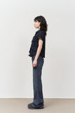 (W) Tet Shirring Shirt