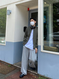 Snap Wide Sweat Pants