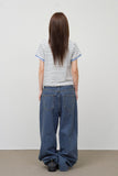 (W) Pesto Striped Top