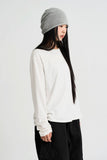 More crop long sleeve tee