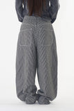 More stripe balloon pants