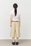 (W) Contra Slash Shirring Top