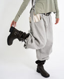 Peanut color matching pocket sweatpants