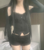 Brissen lace off-shoulder top