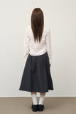 (W) Records Pleats Skirt