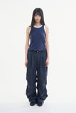 Verno waffle sleeveless top