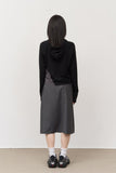 (W) Tes Pintuck Pleats Skirt