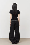 Vine Curved Cotton Pants