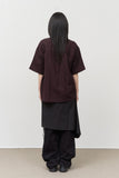 (W) Has Pleats Wrap Skirt