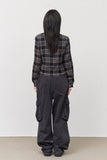 (W) Calm Checked Shirt