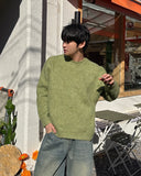 Leun Round Mohair Knit