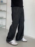 Nep Wide Denim Pants