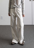 WHITE STITCH SLIT PT