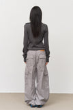 Bone Washed Cargo Pants