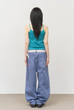 (W) Leaves Sleeveless