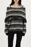 Oreo fringe off knit