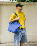 Washed Embroidered Tote Bag