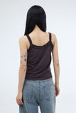 Lancy Dot Frill Tank Top