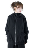 RIBET 2WAY HOOD ZIP UP
