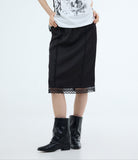 Shatun Lace Mid Length Skirt
