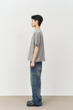 Cut-off Pigment Cropped Top