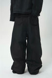 WAX COATED BIKER PANTS