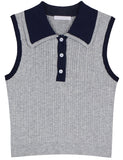 Caro Two-Tone Sweater Vest