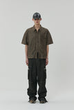 OBLIQUE PATCH DENIM PANTS