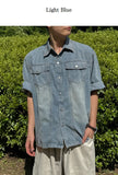 Russ Washed Snap Denim Shirt
