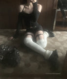 Ajin knit long leg warmer