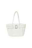 Curd Eyelet Shoulder Bag