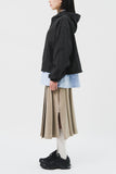 Square Cropped Hooded Jacket