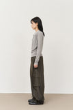 (W) Suit Collar Layered Top