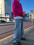 Track Line Wide Denim