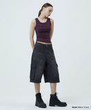 BERMUDA CARGO DENIM SHORT