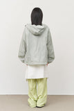 Hash Pintuck Windbreaker