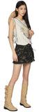 Poan belt short skirt