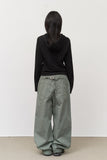Cast Cotton Stitch Wide Pants
