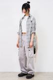 Phaidon over check shirt