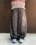Linen Cut Balloon Banding Denim