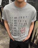 Time crop short-sleeve t-shirt