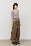 (W) Drawing Modal Cardigan