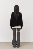 Wig Zipper Round Knit