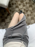 Nave Shirring Unbal Long Skirt