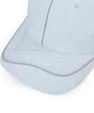 Two visor denim cap