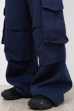 Triangle pocket wide cargo pants