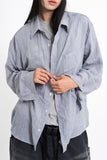 Light crease summer check shirt